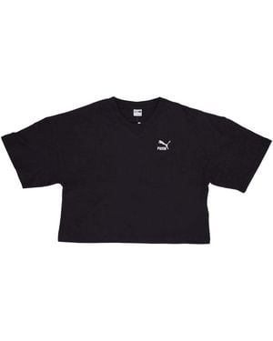 PUMA T-Shirt Classics Oversiz Tee - Noir