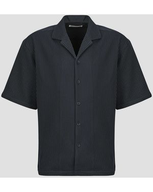 Minimum Camicia A Maniche Corte Keaton Shirt - Nero