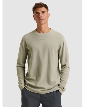 Cast Iron T-Shirt T-Shirt Longsleeve Waffle Clair - Gris