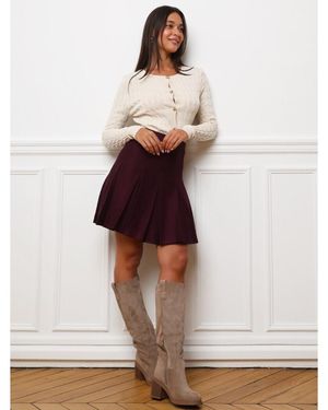 La Modeuse Jupes Jupes Pour Femme - Blanc
