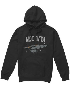 Star Trek Sweat-shirt The First Enterprise - Noir