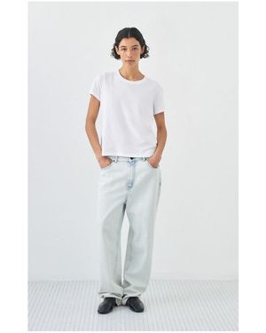 American Vintage T-shirt Apoly - Blanc