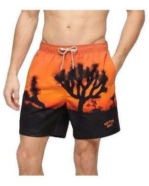 Superdry Maillots de bain Short de bain Photographic orange