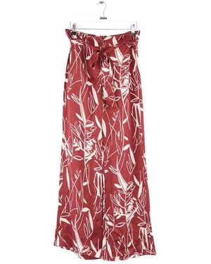 Diega Pantalon Pantalon Large - Rouge