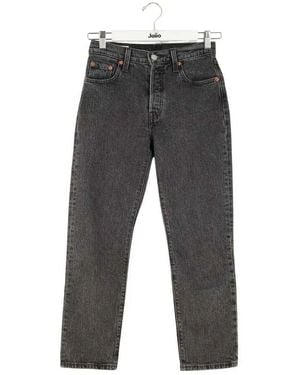 Levi's Jeans Jean Droit W23 L26 501 Anthracite - Gris