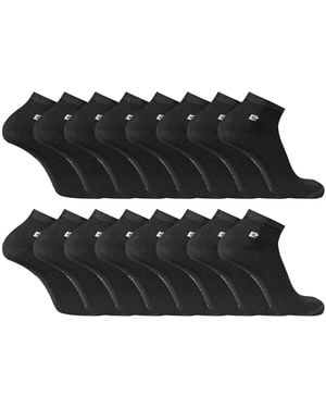 Pierre Cardin Chaussettes Lot de 8 Paires de Quarter unies modèle PC 400 - Noir