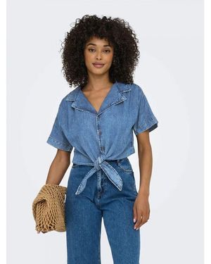 ONLY Chemise 102187 - Bleu