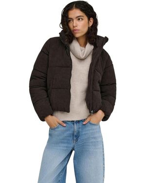 ONLY Blouson Onlnewdolly Corduroy Puffer Otw Noos 15304768 - Noir