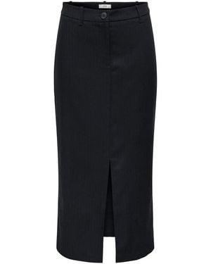 Jacqueline De Yong Jupes JDYULRIKKE MW MIDI SLIT SKIRT PNT 15332699 - Noir