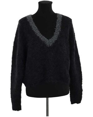 IRO Pull Pull en laine gris - Noir