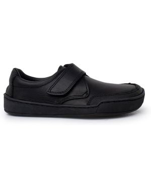 Pisamonas Chaussures Chaussures École Barefoot Cuir Garçon - Noir