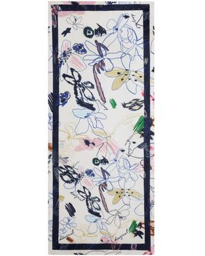 Desigual Echarpe FOU_ARTY TRAZO 25WAWA06 - Bleu