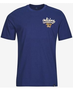 adidas T-Shirt Food Sauce Graphic T-Shirt - Blu
