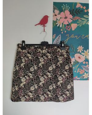 Topshop Unique Jupes Courtes Mini Jupe Topshop - Métallisé