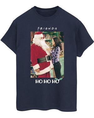 Friends T-shirt Ho Ho Ho - Bleu
