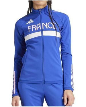 adidas Veste Team - Bleu