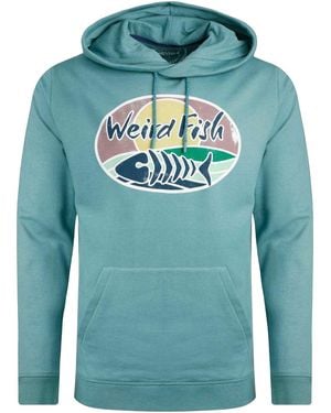 Weird Fish Sweat-shirt Bryant - Bleu