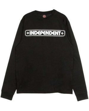 Independent T-Shirt Rebar Cross Ls Tee - Noir