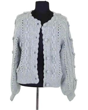 Louise Misha Gilet Cardigan - Bleu