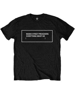 Manic Street Preachers T-shirt Everything Must Go - Noir