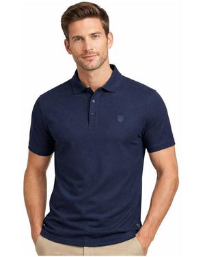 GEOGRAPHICAL NORWAY Polo Polos manches courtes--H-SA1222H - Bleu