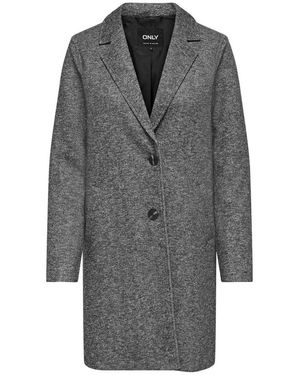 ONLY Manteau 15321862 SEDONA COAT-SARK GREY MELANGE - Gris
