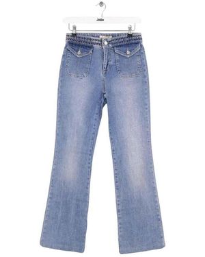 Vanessa Bruno Jeans Flare Larges Jean Droit - Bleu