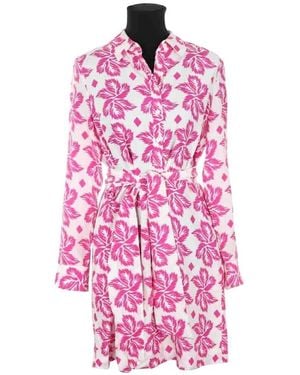 Diane von Furstenberg Robe Robe en soie rose