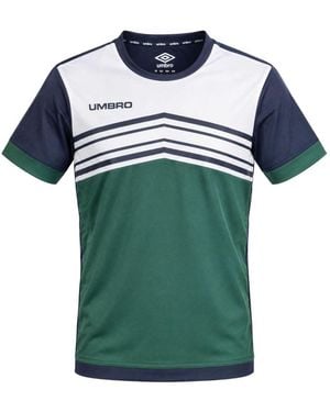 Umbro T-Shirt Tee Shirt Homme Décontracté Col Rond Avec Logo Imprimé 124970 - Bleu