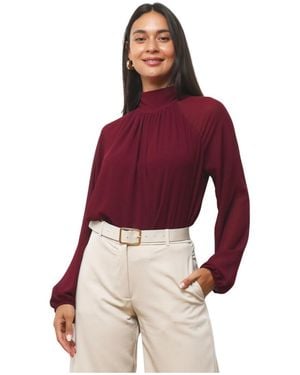 La Modeuse Chemise Chemisiers, Blouses Pour Femme - Rouge