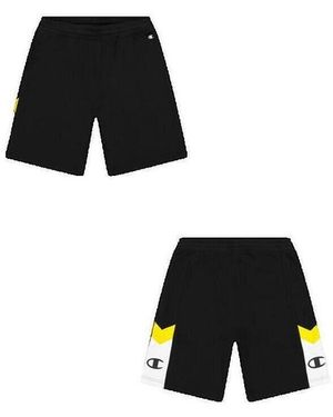 Champion Short Shorts Color Block Noir