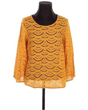 Ba&sh Blouses Blouse En Coton - Orange