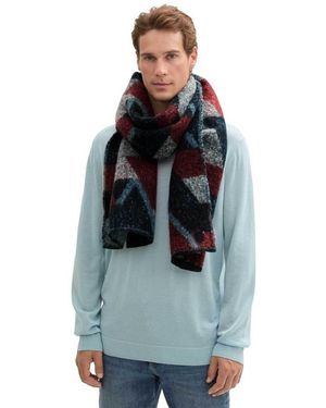 Tom Tailor Echarpe Echarpe JACQUARD Navy - Bleu