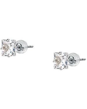 Cleor Bijoux Boucles d'oreilles en or 375/1000 et zircon - Métallisé