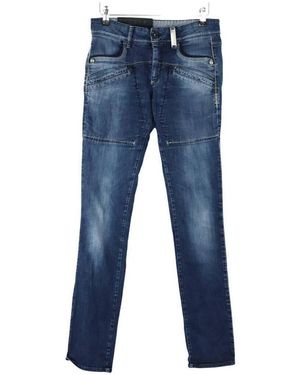 High Jeans Jean en coton bleu