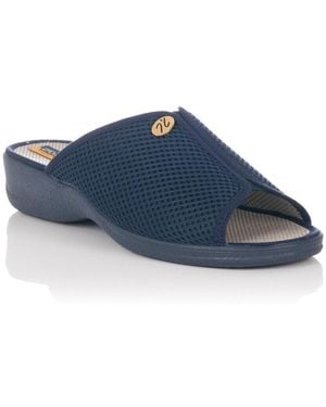 Doctor Cutillas Chaussons Sandale En Résille - Bleu