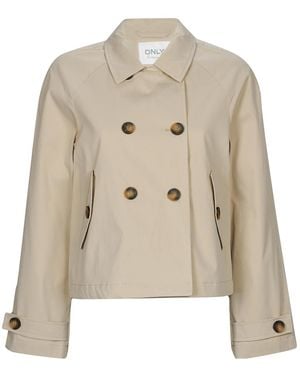 ONLY Trenchcoat Onlapril Short Trenchcoat Cc - Naturel