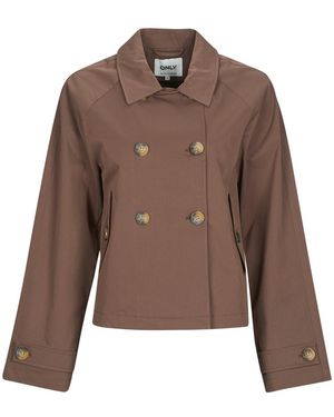 ONLY Trench Onlapril Life Short - Marrone