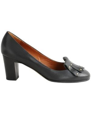 Michel Vivien Chaussures escarpins Talons en cuir noirs