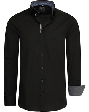 Rusty Neal Chemise Overhemd Regular Fit - Noir
