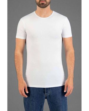 Garage T-Shirt Basique Col Rond - Blanc