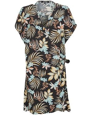 Rip Curl Kurze Kleider Sun Dance Kimono - Schwarz