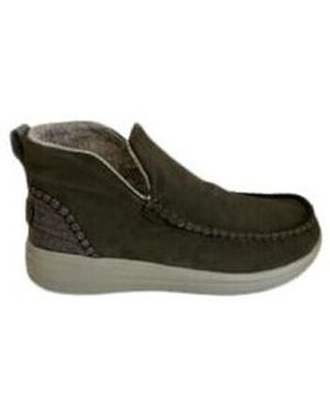 HEYDUDE Bottines CHAUSSURES DENNY SUEDE - Vert