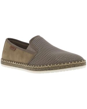 Rieker Baskets Tennis talon plat - Gris