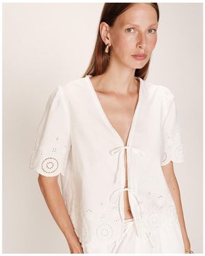 Grace & Mila T-shirt GRACE AND MILA - ROSIE - Blanc