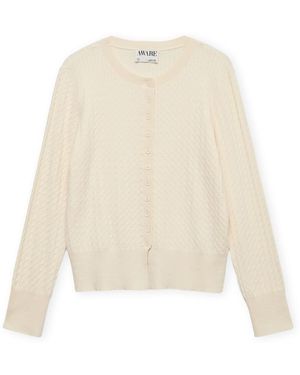 Aware Gilet Noos Vina Cardigan - Blanc