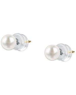Cleor Boucles oreilles Boucles d'oreilles en or 375/1000 et perle de culture - Métallisé