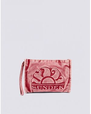 Sundek Sac Aw920Abcv400 Roy Ncsr-A9000 Deep Scarlet - Rouge