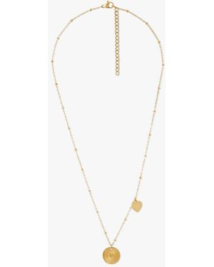 Lollipops Collier Collier double cœur Acier - Métallisé