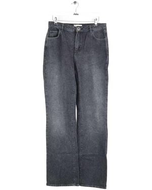Ba&sh Jeans Jean bootcut en coton gris